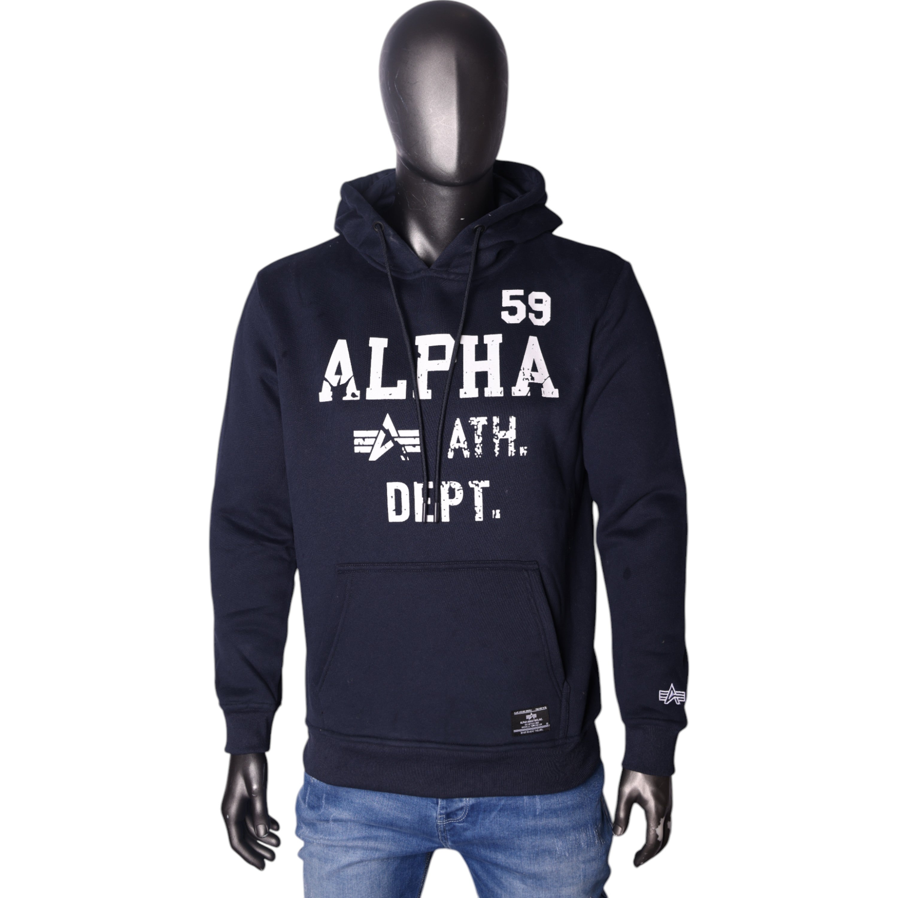 Alpha Hoodie Ath Dept Navy
